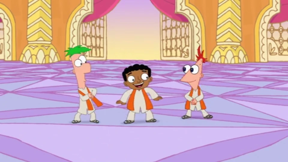Image Baljeet, Phineas and Ferb in Indian Clothing (Unfair Science