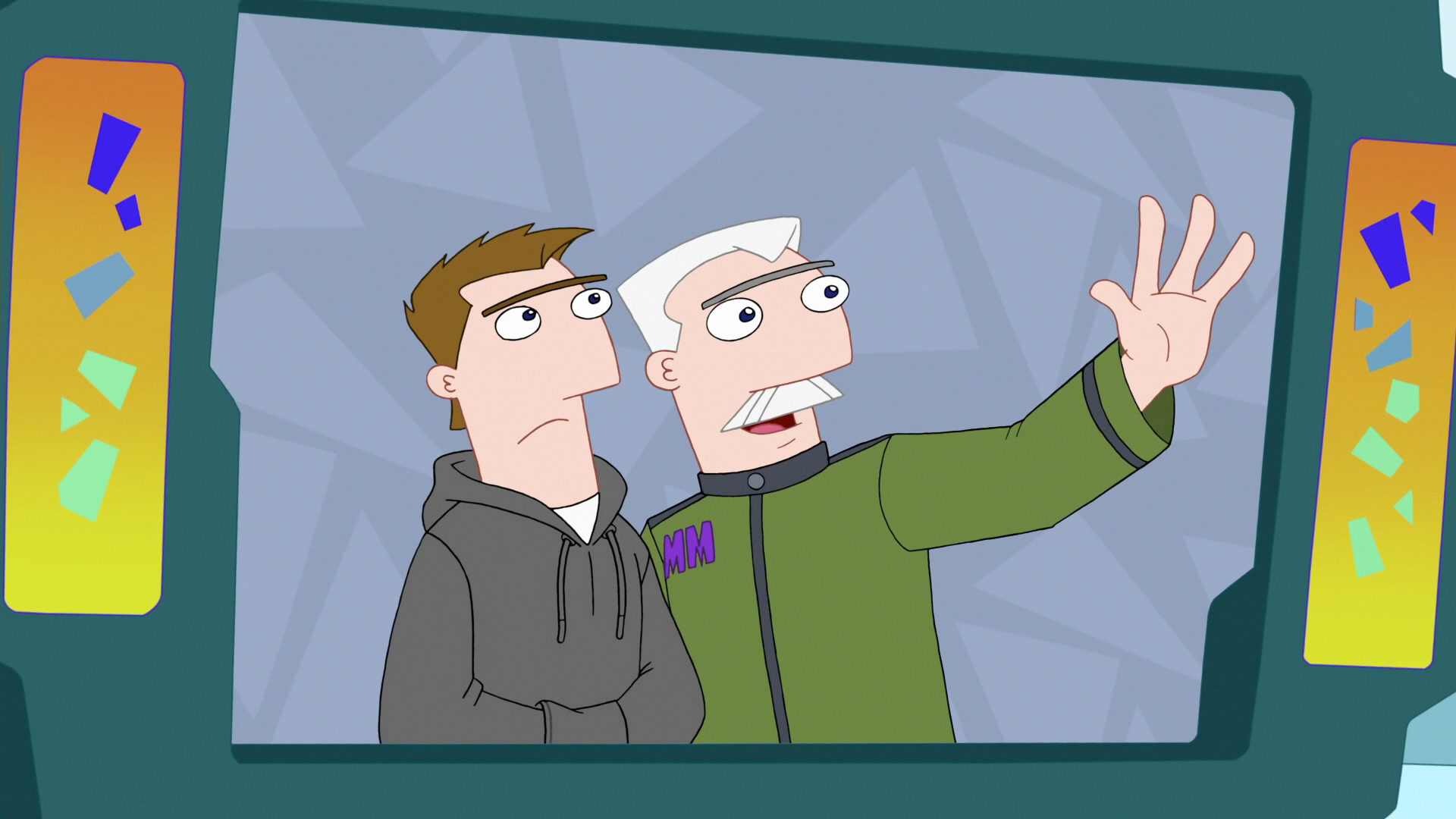 Image Monty & Major Monogram.jpg Phineas and Ferb Wiki FANDOM powered by Wikia