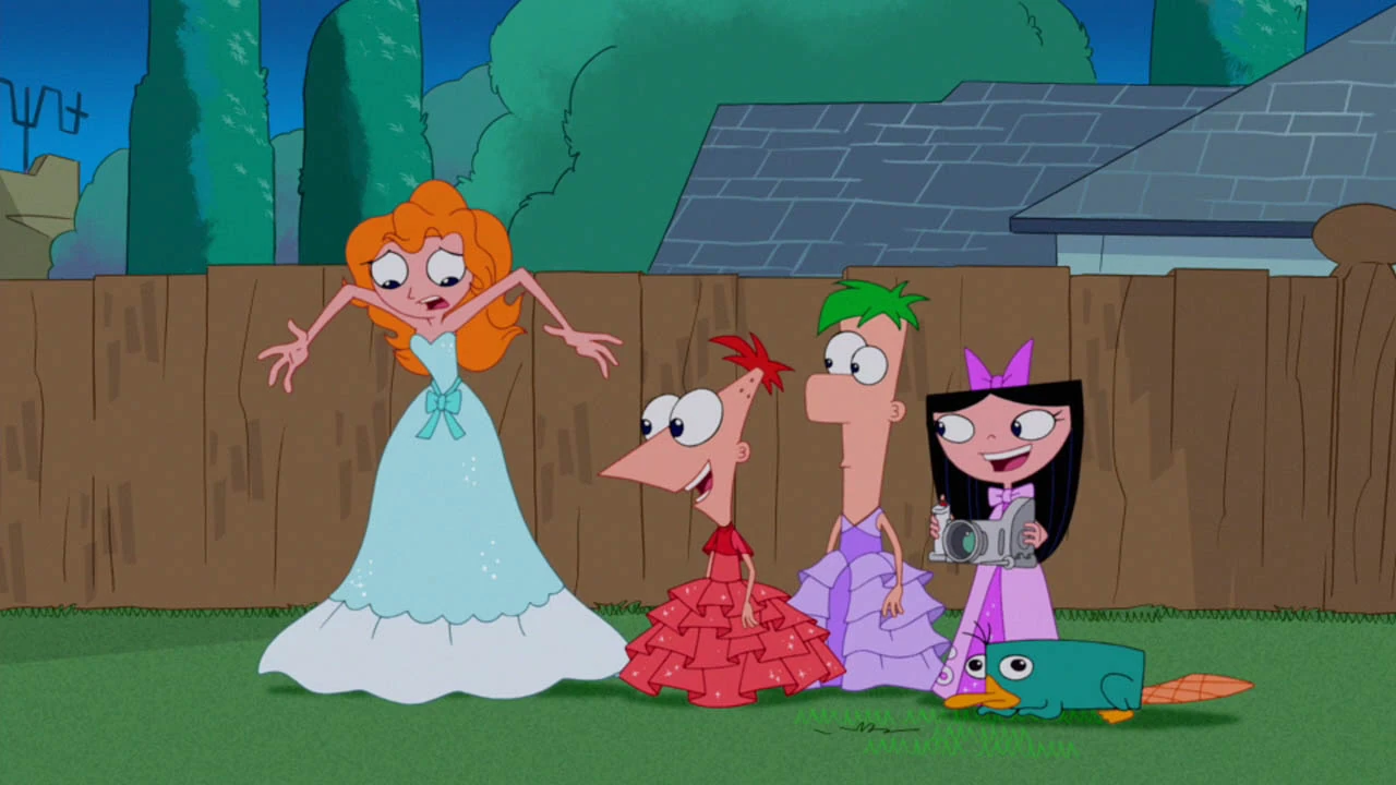Image Candace gets a ballgown.jpg Phineas and Ferb Wiki FANDOM powered by Wikia