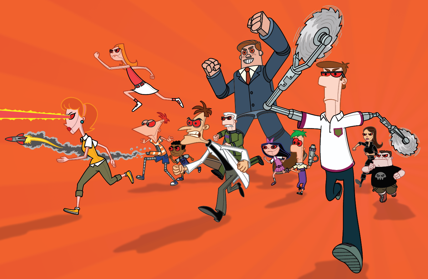 Image - Where's Perry-Evil Carl's Robots.png | Phineas and Ferb Wiki ...