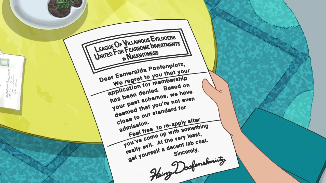 Image LOVEMUFFIN Rejection Letter jpg Phineas And Ferb Wiki FANDOM Powered By Wikia