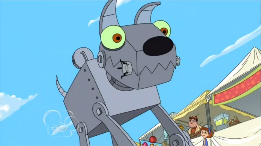 phineas and ferb robot dog
