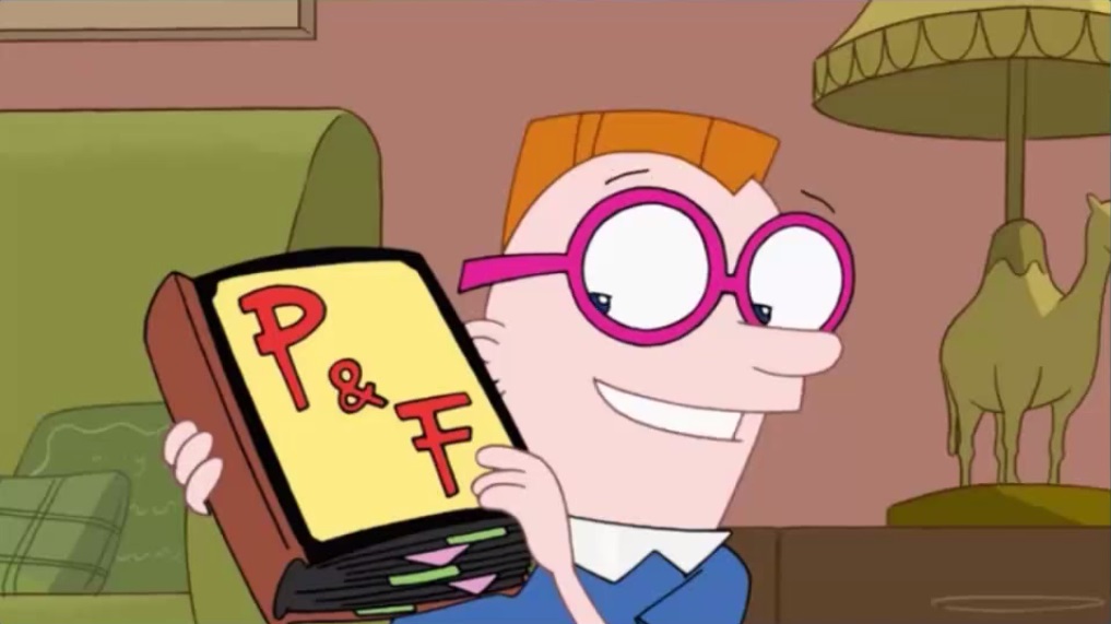 Irving Phineas And Ferb Image - Irving shows off his scrapbook - widescreen.jpg | Phineas and