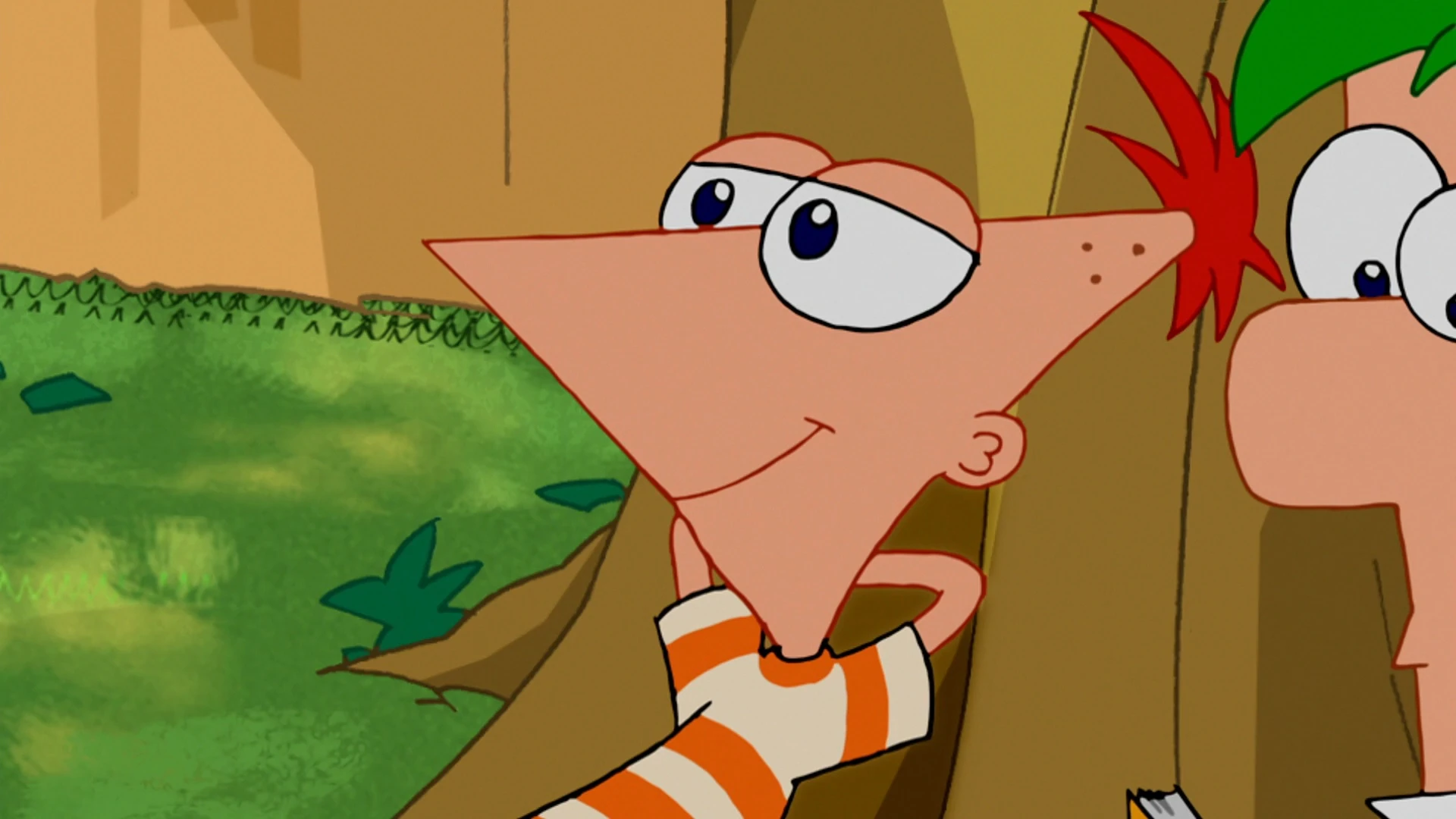 Image Season 2 smiling.jpg Phineas and Ferb Wiki FANDOM powered