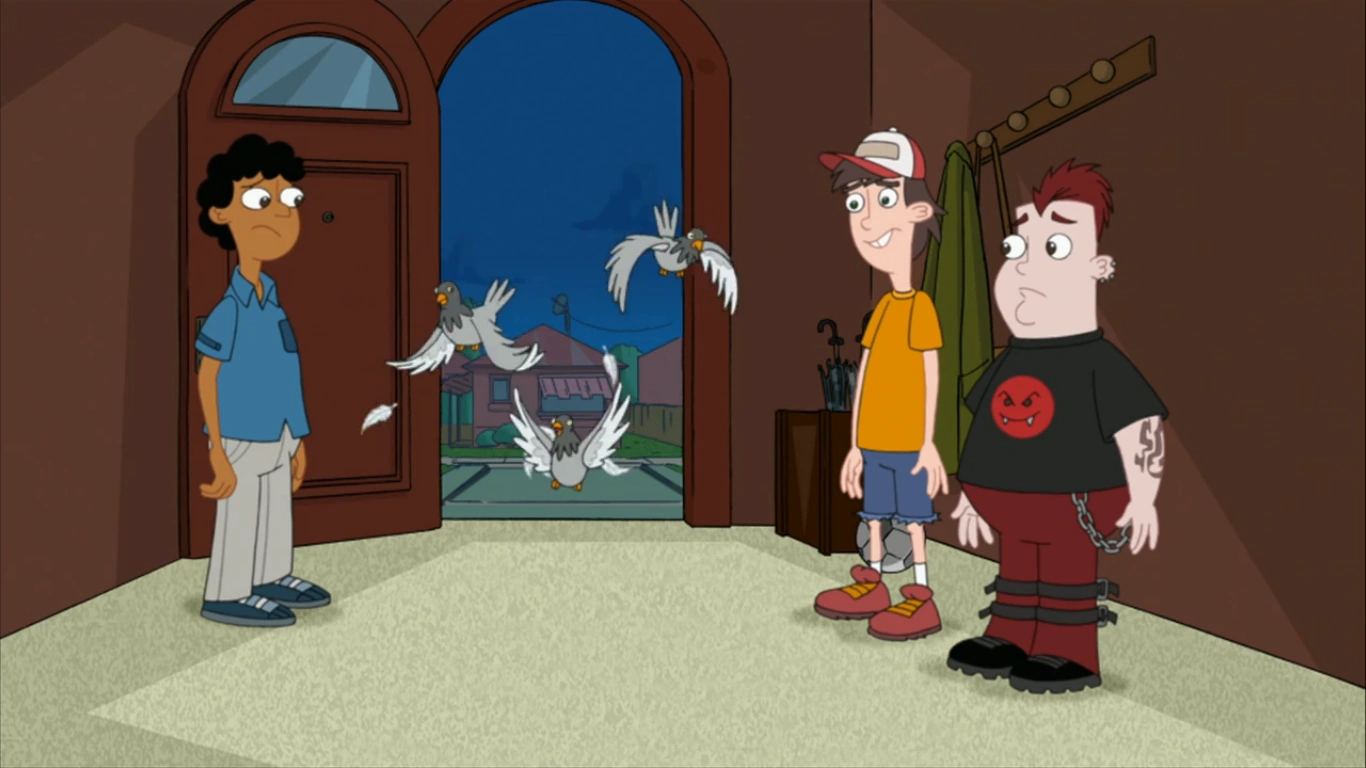 Image Hey close the door, were you born in a barn.png Phineas and
