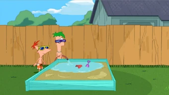 Backyard Beach Phineas And Ferb Wiki Fandom