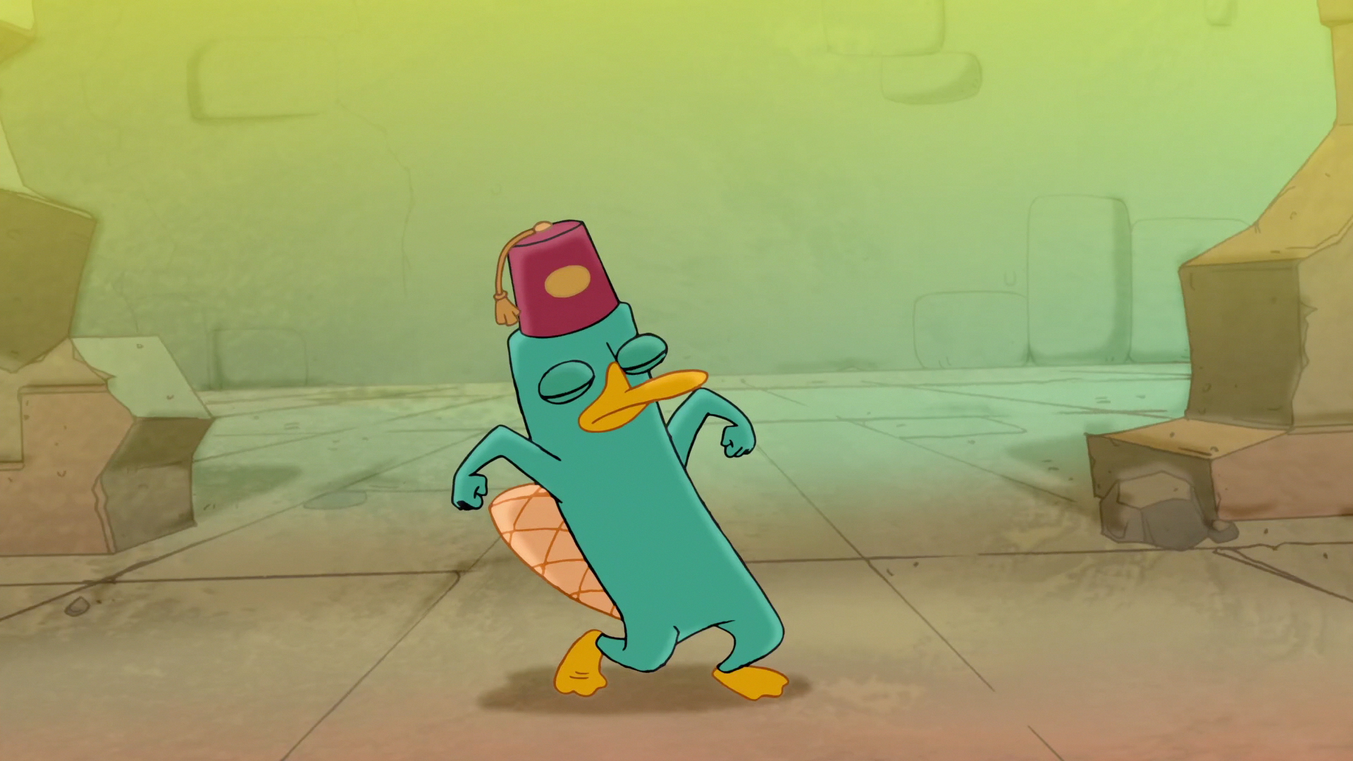 Perry in a Fez | Phineas and Ferb Wiki | FANDOM powered by Wikia