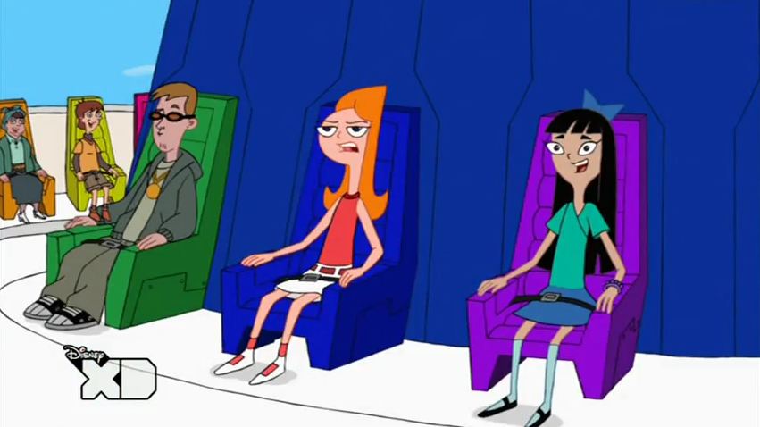 Image Candace And Stacy On Mix N Mingler Phineas And Ferb Wiki Fandom Powered By Wikia