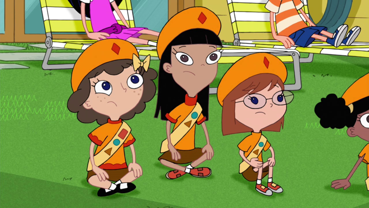 Image Firesidegirlswaiting Phineas And Ferb Wiki Fandom