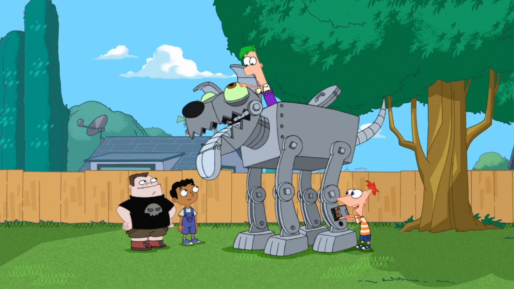 phineas and ferb robot dog