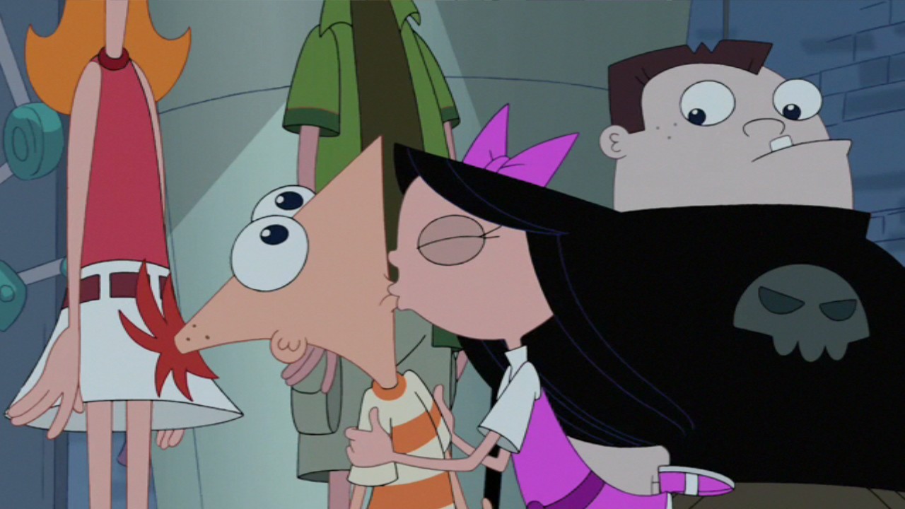 Image Surprise Kiss Phineas And Ferb Wiki Fandom Powered By Wikia 