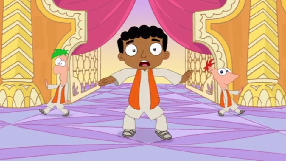 Image Baljeet, Phineas and Ferb in Indian Clothing (Unfair Science