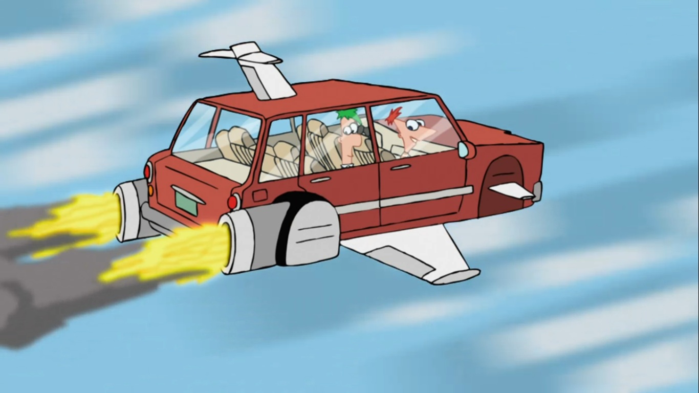 Image result for flying car cartoon