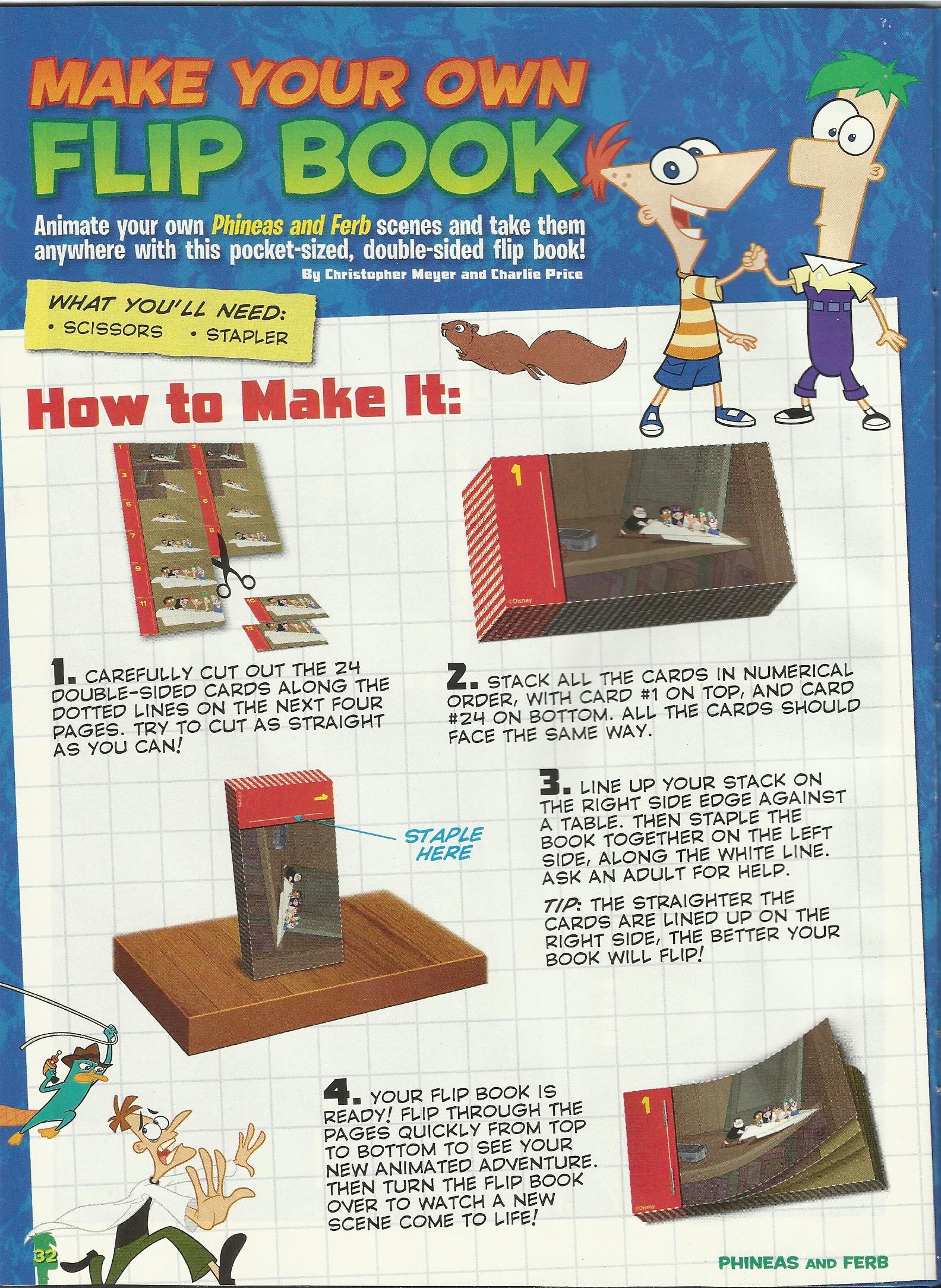 image flip book instructions jpg phineas and ferb wiki fandom flip book instructions