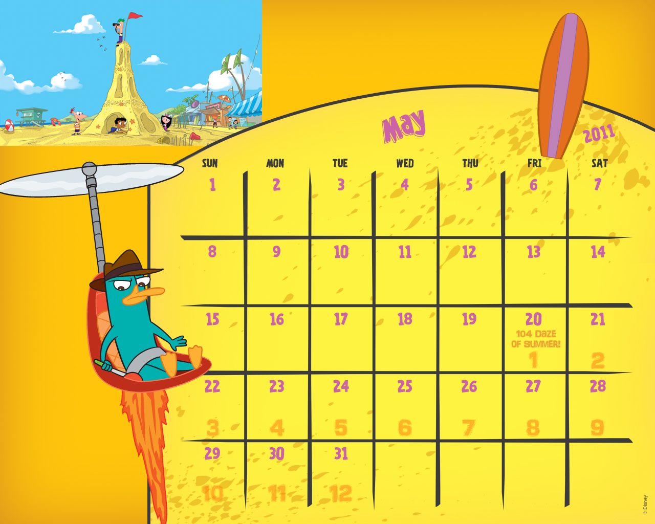 Image May 2011 calendar desktop.jpg Phineas and Ferb Wiki FANDOM