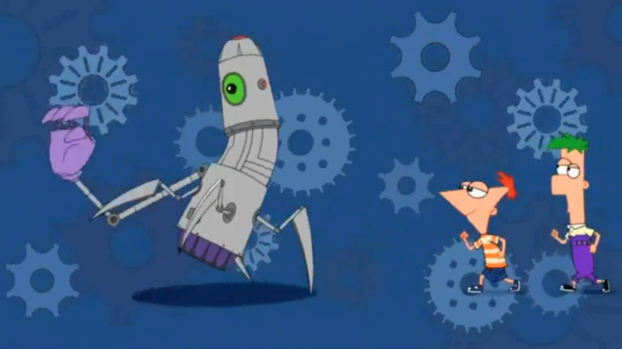 phineas and ferb robot dog