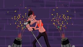 Doofenshmirtz with Confetti