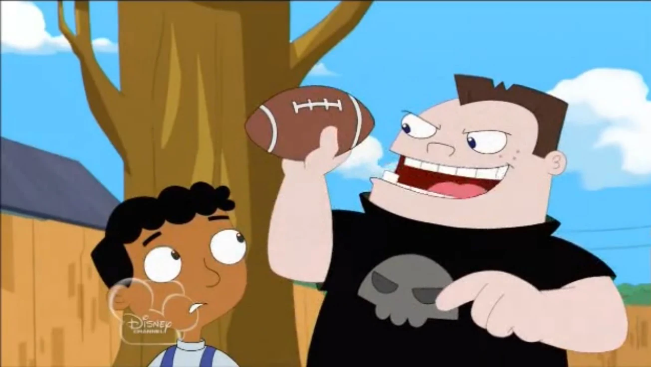 Image THIS is a football.JPG Phineas and Ferb Wiki FANDOM powered
