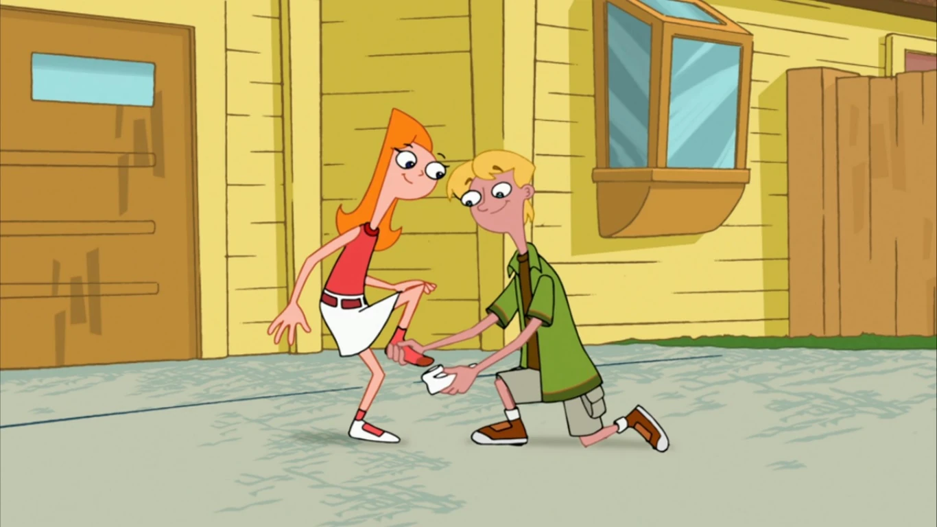 Image Jeremy putting Candace's shoe on.jpg Phineas and Ferb Wiki