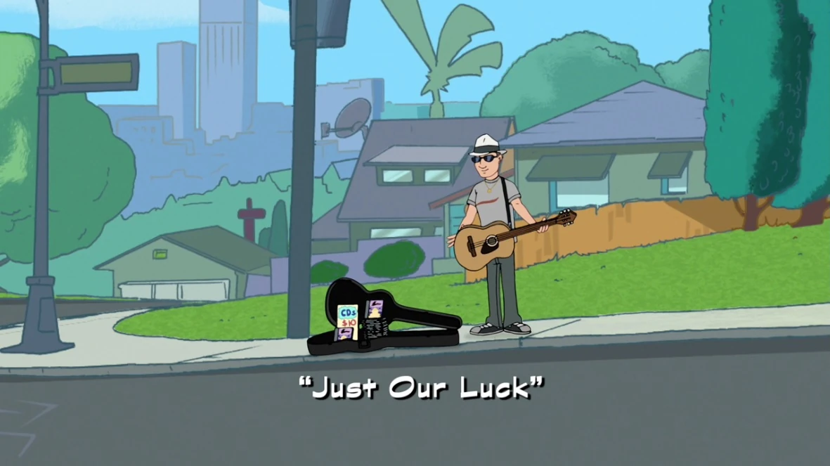 Image Just Our Luck title card.jpg Phineas and Ferb Wiki FANDOM