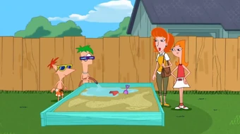Lawn Gnome Beach Party Of Terror Phineas And Ferb Wiki Fandom