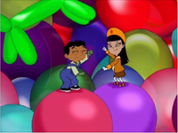 Baljeet and Ginger dancing