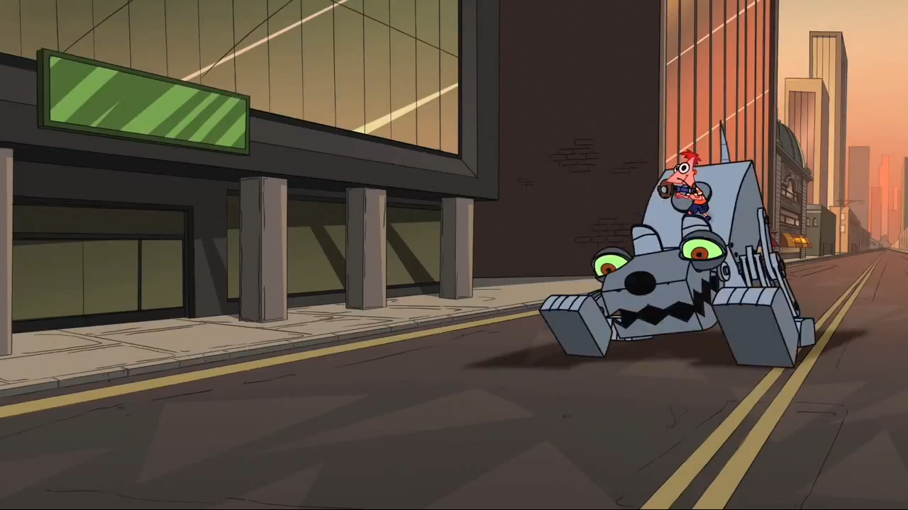 phineas and ferb robot dog