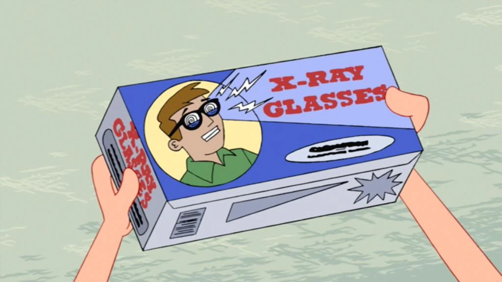 Image XRay glasses package.jpg Phineas and Ferb Wiki FANDOM