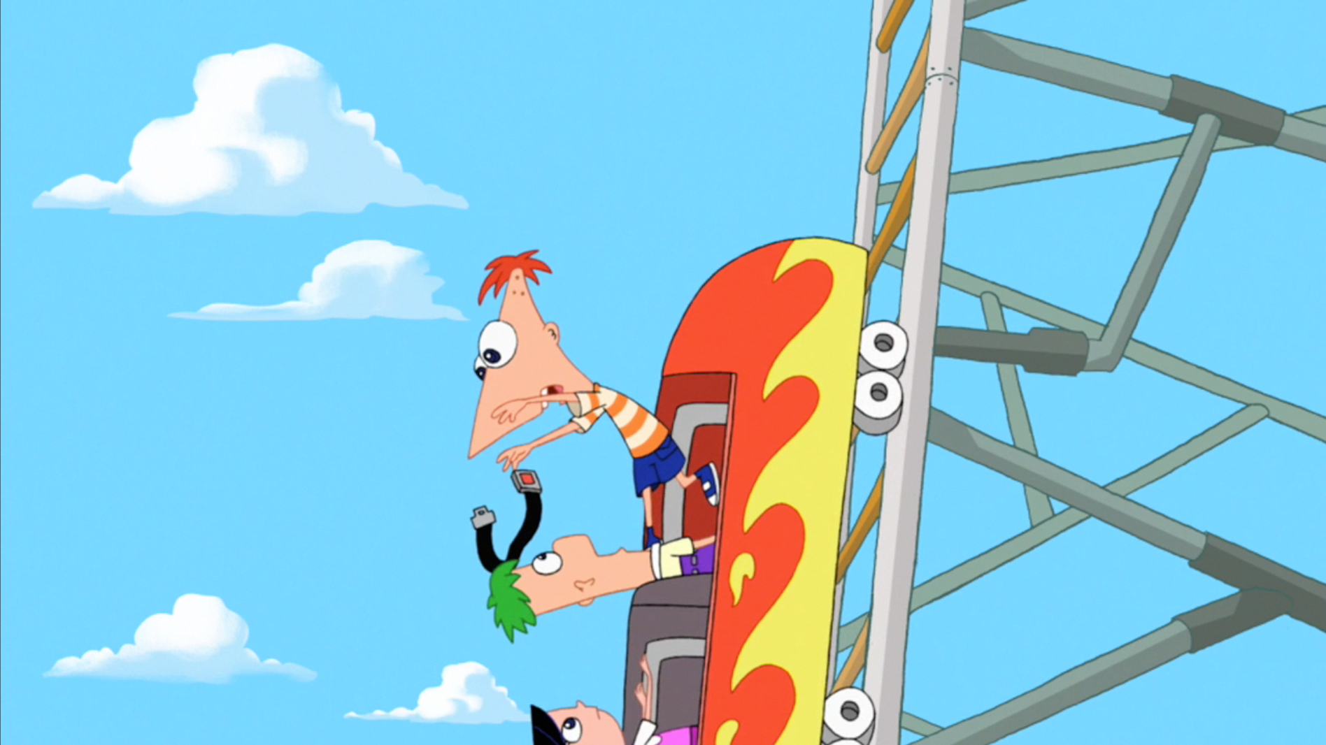 phineas and ferb rollercoaster toy