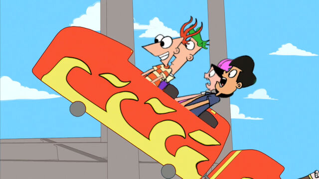phineas and ferb rollercoaster toy
