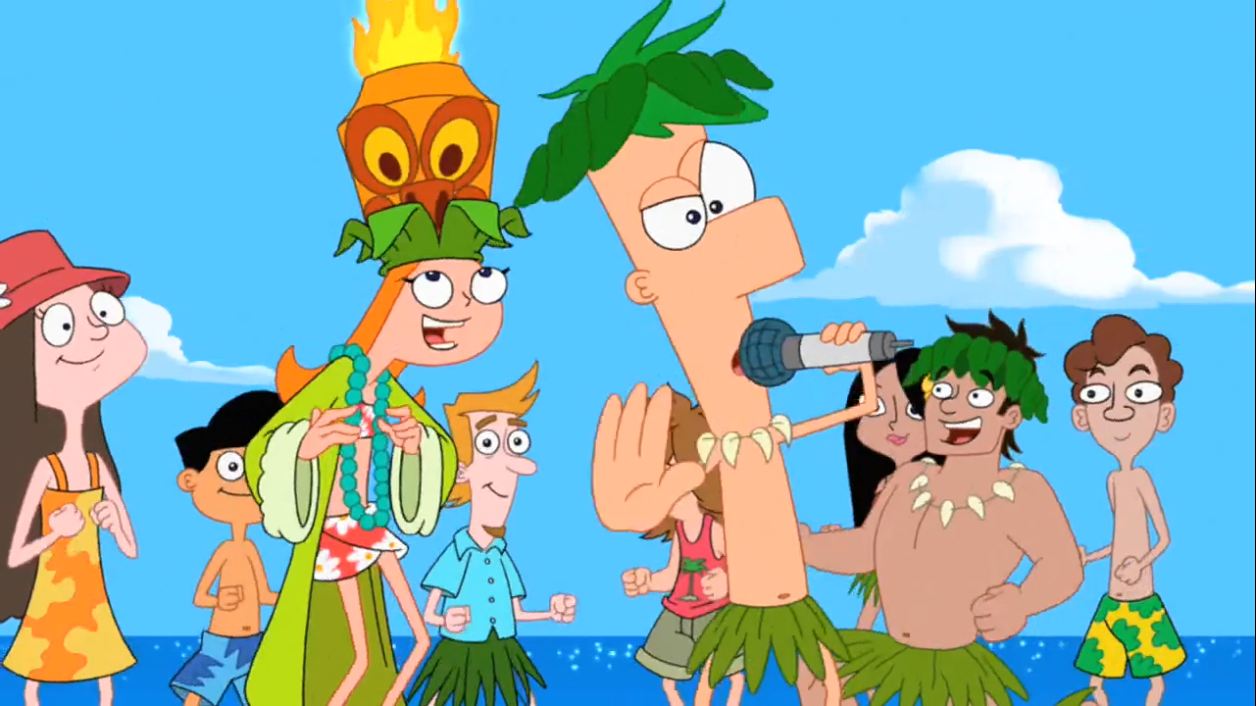 Image - Ferb singing at the beach.jpg | Phineas and Ferb ...