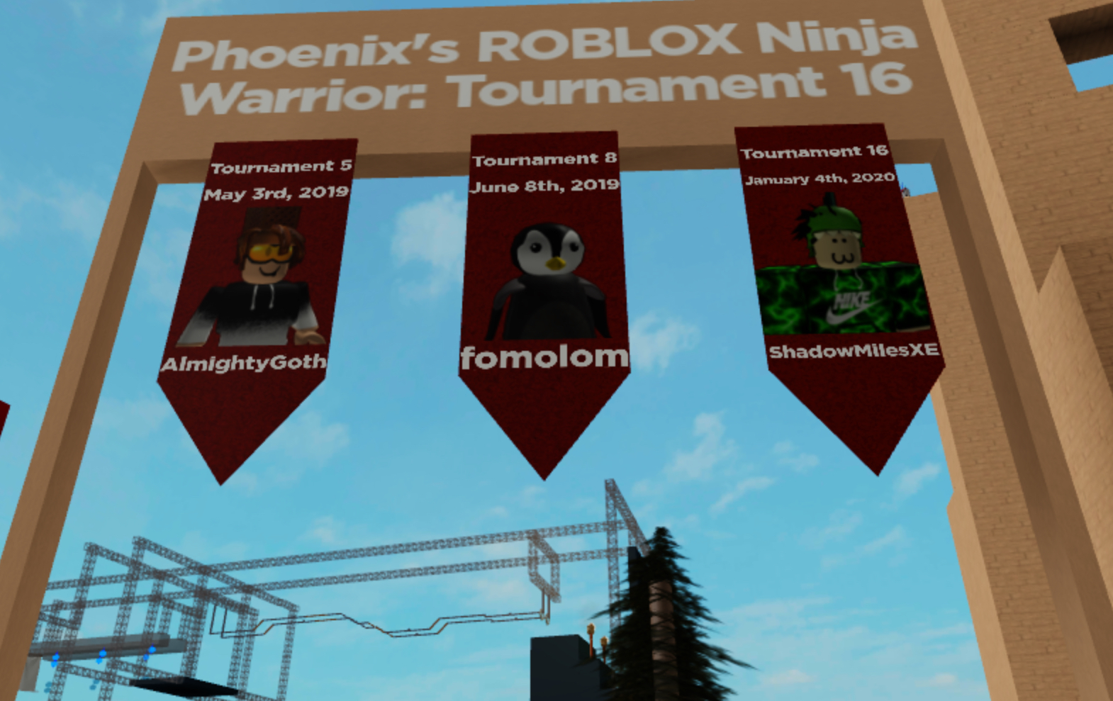 Roblox Ninja Warrior Xvi Phoenix S Roblox Ninja Warrior Wiki Fandom - black goth roblox
