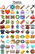 Phoenotopia Items