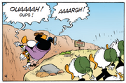 Une chute dans le ravin pur Donald et Lagrogne