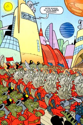 L'armée de dinosaures prêtent à envahir la Terre