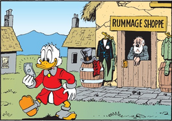 Picsou et sa nouvelle redingote