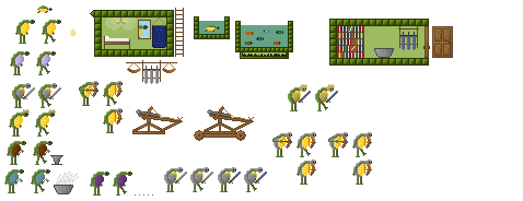 Melee Turtles sheet