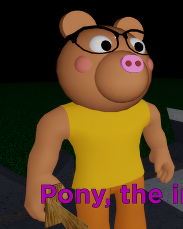 Pony Normal Piggy Alpha Wiki Fandom - roblox piggy halloween costume zizzy