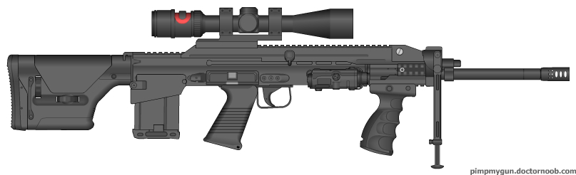 Image M12 Bullpup Sniper Rifle.jpg Pimp My Gun Wiki FANDOM - 807x246 - jpeg M12 Assault Rifle