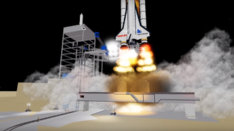 Space Shuttle Advantage Pinewood Wikia Fandom - ride a rocket to the space station roblox