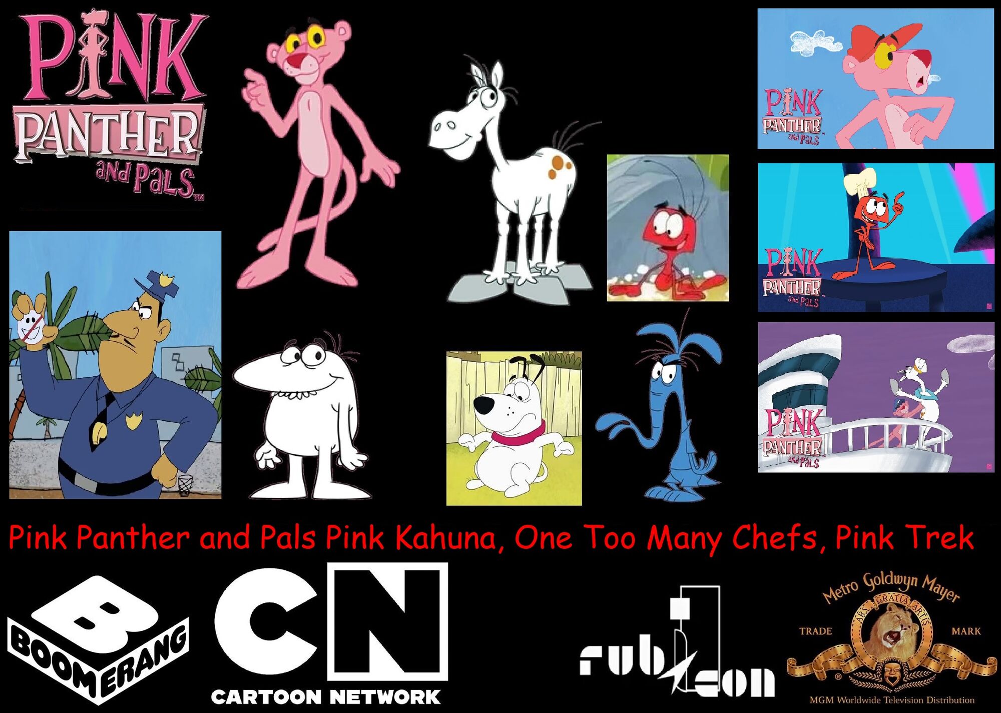 Pink Panther and Pals Pink Kahuna, One Too Many Chefs, Pink Trek | Pink