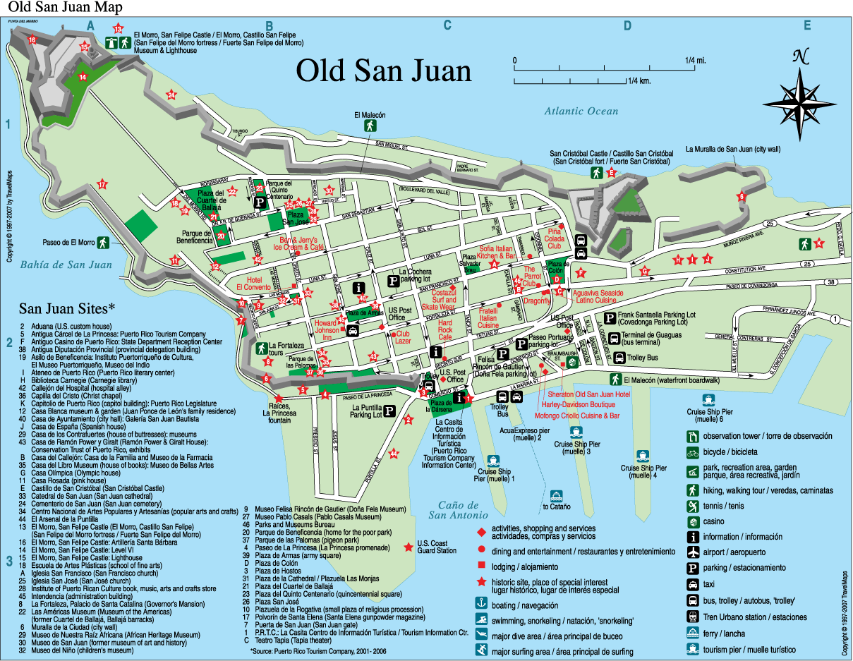 San Juan Puerto Rico Pirate Role Play Wiki Fandom Ed By Wikia Old San Juan Tourist Map