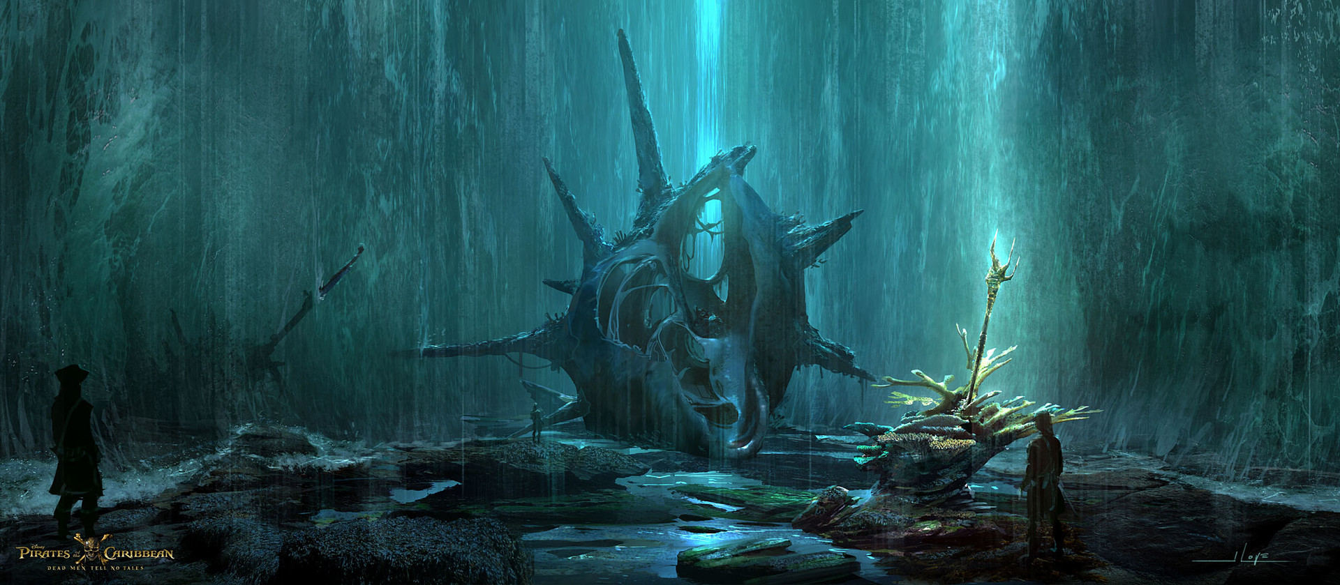 Image - DMTNT Concept Art Poseidon's Tomb 2.jpg | PotC Wiki | FANDOM ...