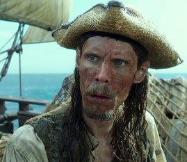 Pirate with broom
