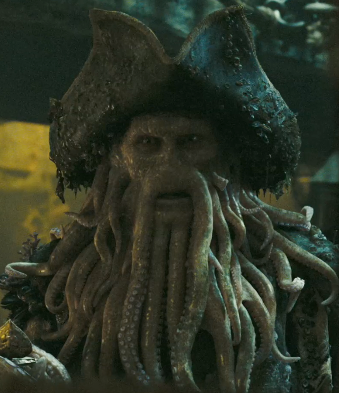 Image result for davy jones from pirates of the caribbean