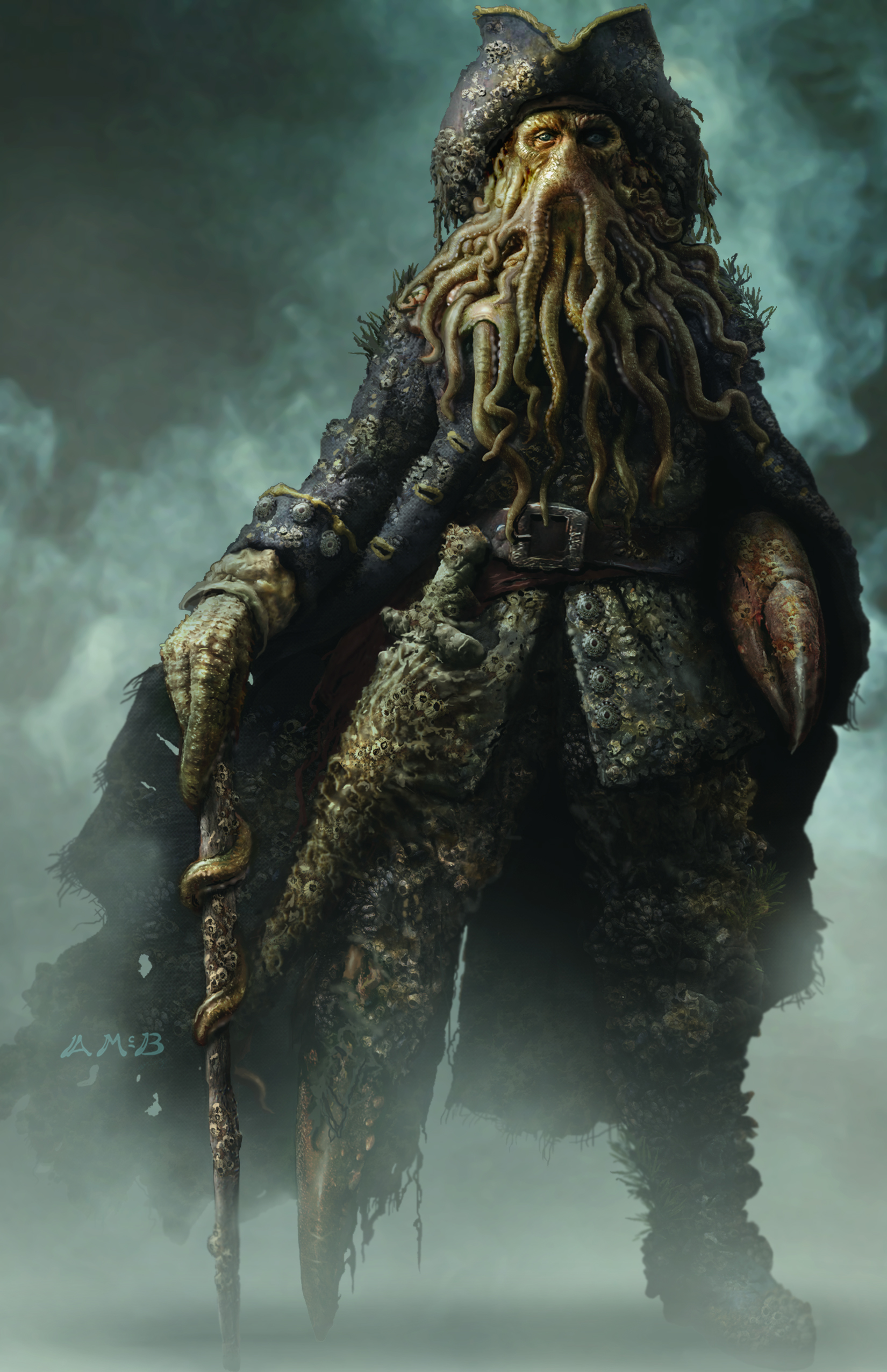 Davy Jones ~ Pirates of the Caribbean Minecraft Skin