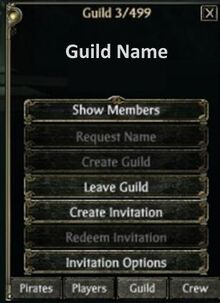 Guild Option Menu