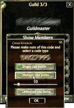 Create Guild Invite