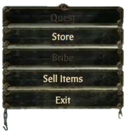 Blacksmith Menu