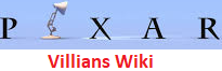 Pixar villians logo